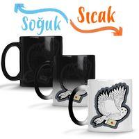 Harry Potter Mail Time Sihirli Kupa Bardak Porselen