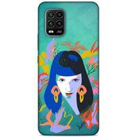 Lopard Xiaomi Mi 10 Lite Uyumlu Kılıf Sürreal Yüzler ♀ (12) Koruyucu Silikon Desenli