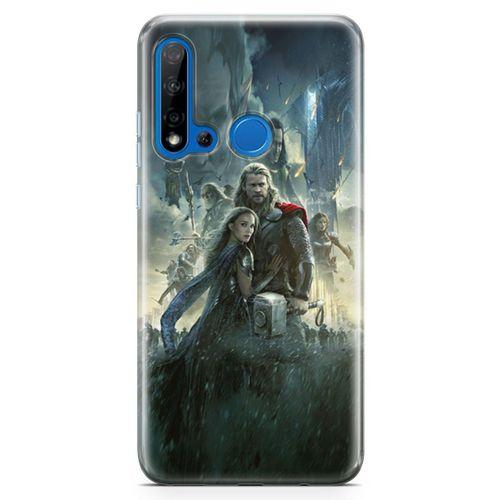 Huawei P20 Lite 2019 Kılıf Got Arka Kapak Koruma Desenli Full Koruyucu