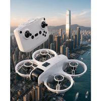 Işıklı Mini Drone Çift Batarya Ve Yedek Pervane Setli