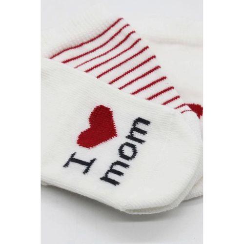 Mom Dad 3'lü Penye Soket Çorap Ekru Aile İçin Uyumlu Ve Şık Seçenek