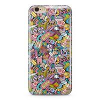 Apple iPhone 6 6s Kılıf Kız Bebek Giyim Doodle Arka Kapak Koruma Desenli Full Koruyucu