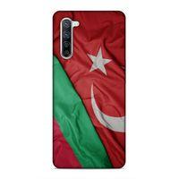 Oppo Reno 3 Pro 5g Uyumlu Kılıf Azarbaijan (10) Full Koruma Kılıfı Türk & Azerbaycan Bayrak