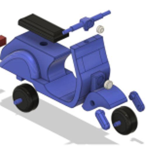 Basit Scooter (Bu ürün Sadece Plastik parçadır - Almadan Önce Soru Sorabilirsiniz)