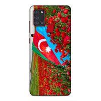 Samsung Galaxy A21s Uyumlu Kılıf Azarbaijan (8) Baskılı Kılıf Azərbaycan Lale