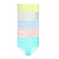 10 Adet Kadın Komple Tül Dantel Bato Külot