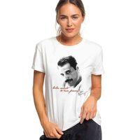 Freddie Mercury 2 Baskılı Beyaz Kadın Tshirt