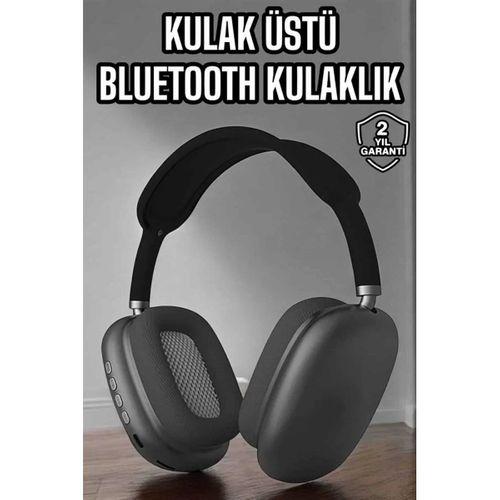 P9 Plus Hi-fi Ses Kalitesi Ayarlanabilir Mikrofonlu Bluetooth Kulaklık Siyah