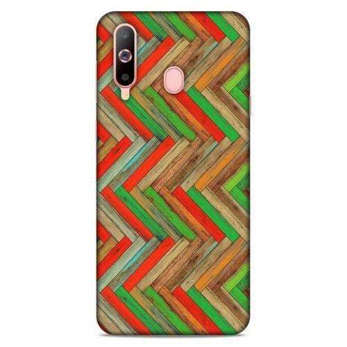 Lopard Samsung Galaxy A60 Uyumlu Kılıf Wood'X (34) Slim Armor Kılıf Desenli