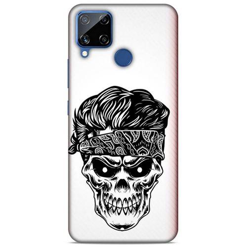Lopard Oppo Realme C15 Uyumlu Kılıf Tattoo's (26) Tpu Silikon Kılıf İskelet