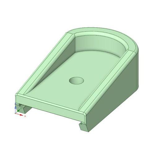 CZ P10S Serçe Parmak Uzatma 3D Baskı (Bu ürün Sadece Plastik parçadır - Almadan Önce Soru Sorabilirsiniz)