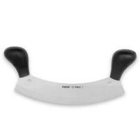 71120 Profi Kıyma, Pizza Satır, Zırh Bıçağı 26 Cm - Siyah Çift Saplı