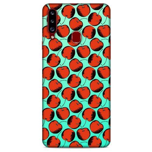 Frutix Kiraz 01 Samsung Galaxy A20s Kılıf Desenli Silikon