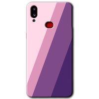 Samsung Galaxy A10s Kılıf Baskılı Kapak - Oblique + 5D Tam Kaplayan Cam