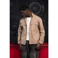 Oversize Çift Kapak Cepli İnce Kanvas Kumaş Astarsız Gömlek