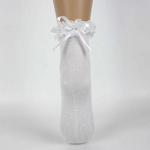 Katamino Ayçıl Aks. Kız Soket Çorap K22230 Beyaz