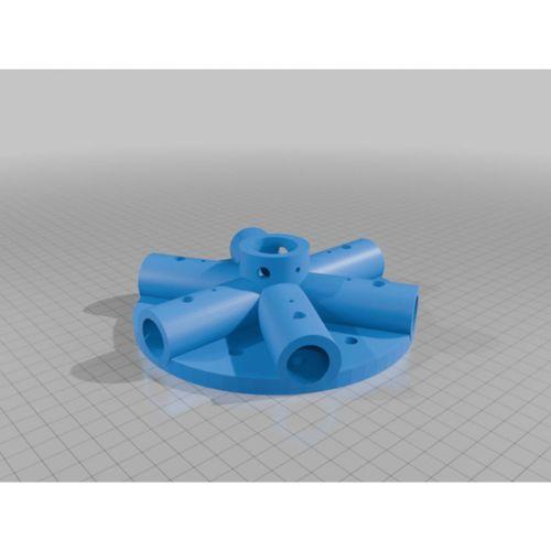 1/2 EMT 6 Yollu Buat, 3/4 EMT Merkezli 3D Baskı (Bu ürün Sadece Plastik parçadır - Almadan Önce Soru Sorabilirsiniz)