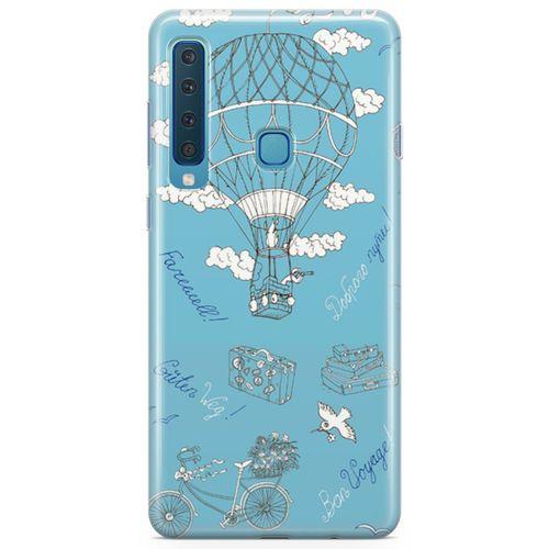 Samsung Galaxy A9 2018 Kılıf Vintage Seyahat Arka Kapak Koruma Desenli Full Koruyucu