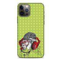 Animax Bereli Maymun Apple iPhone 12 Pro Kılıf Desenli Silikon
