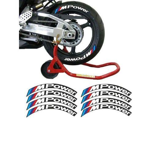 Lastik Yanak Yazısı M POWER BEYAZ#