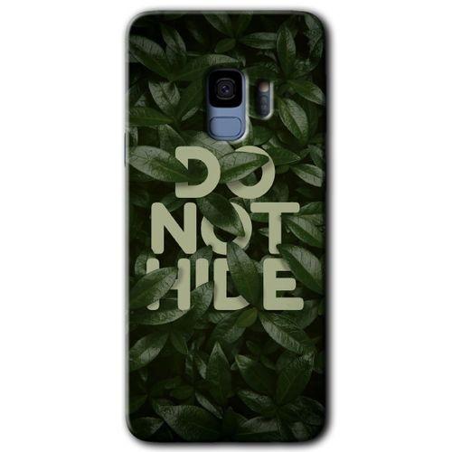 Samsung Galaxy S9 HD Baskılı Kılıf + 9D Tam Ekran Koruyucu - Do Not Hide