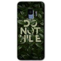 Samsung Galaxy S9 HD Baskılı Kılıf + 9D Tam Ekran Koruyucu - Do Not Hide