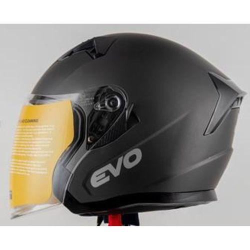 SEVGENT Kask Çenesiz Gözlüklü Evo Titanyum Gri 52805 -S-