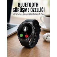 Akıllı Saat Nabız Sensörlü Bildirim Görebilen Spor Modları Gps Takibi Yeni Nesil