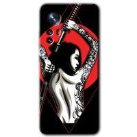 Xiaomi Mi 12 Pro HD Baskılı Kılıf + 9D Tam Ekran Koruyucu - Samurai Girl