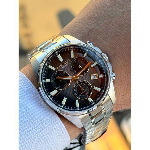 Quantum Sapphire Cam İtalyan Bileklikli 10 Atm Suya Dayanıklı 2 Yıl Garantili Erkek Kol Saati 11.350
