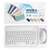 ZR20Km Beyaz Kablosuz Klavye Mouse Set