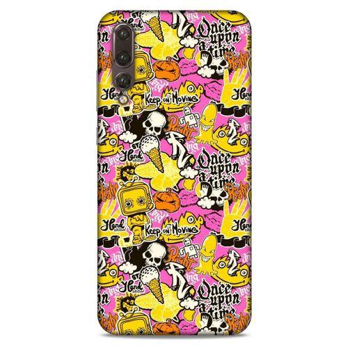 Graffitix (40) Desenli Silikon Kapak Huawei P20 Pro Kılıf