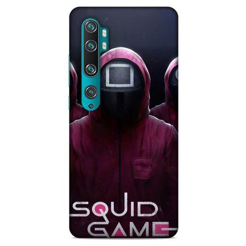 Xiaomi Mi Note 10 Uyumlu Kılıf Squid Game (16) Kalın Kılıf Mi-Hi