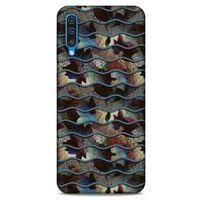 Samsung Galaxy A50 Kılıf Baskılı Özel Seri Taşlı (34) Slim Armor Kılıf