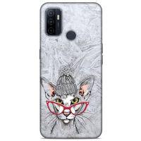 Animax Bereli Kedi Huawei P40 Kılıf Desenli Silikon