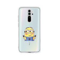 Redmi Note 8 Pro Minions Desenli Premium Şeffaf Silikon Kılıf