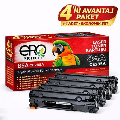 HP CE285A Muadil Toner - 4'lü Avantaj Paket