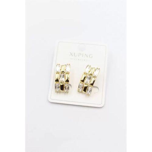 Taşlı Küpe - Altın