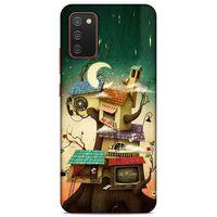 Lopard Samsung Galaxy A02S Uyumlu Kılıf Manipülasyon ☻ (43) Thin Fit Kılıf Baskılı