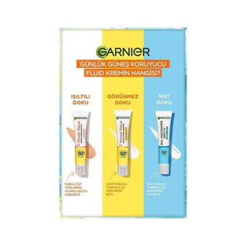 Garnier Saf ve Temiz Bha Niasinamid Günlük Güneş Koruyucu Fluid Yüz Kremi SPF50 40ML