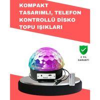 Çok Renkli LED Masaüstü Disko Topu Parti Aydınlatma Cihazı