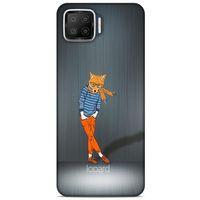 Oppo A73 Kılıf FunnyMaX (48) Bumper Kılıf Turuncu Tilki