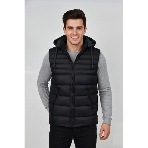 Erkek Kapüşonlu Spor Yelek 4300 BGL-ST04895