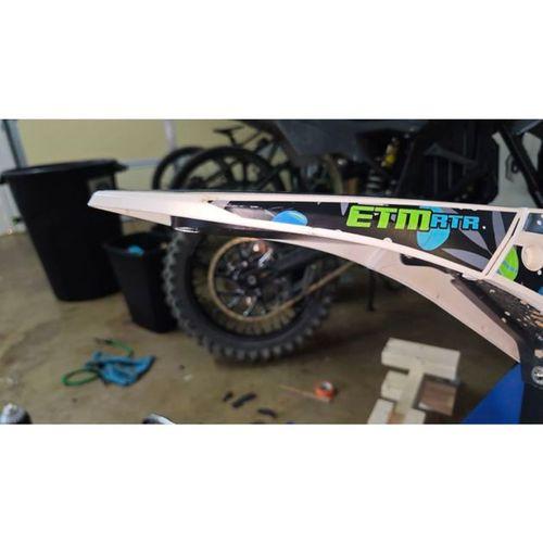 ETM Rtr Plaka Montajı ve Arka Stop için Tidy Tail Cover 3D Baskı (Bu ürün Sadece Plastik parçadır - Almadan Önce Soru Sorabilirsiniz)