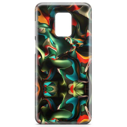 Xiaomi Redmi Note 9 Pro Kılıf Renklerin Savaşı Arka Kapak Koruma Desenli Full Koruyucu