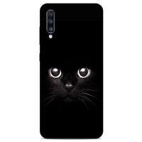 Lopard Samsung Galaxy A70 Uyumlu Kılıf Kediler (44) Tough Armor Kılıf Kara Kedi