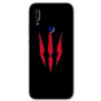 Potkal Hediye Fabrikası Xiaomi Redmi Note 7 Kılıf HD Desen Baskılı Arka Kapak - Ayı Pençesi