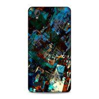 Lopard Vestel Venüs V5 Uyumlu Kılıf Soyut Sanat (36) Desenli Glitter Kılıf