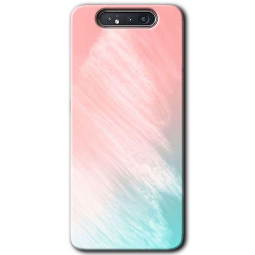 Galaxy A80 Kılıf HD Desen Baskılı Arka Kapak - Art Design 25 + Kırılmaz Cam