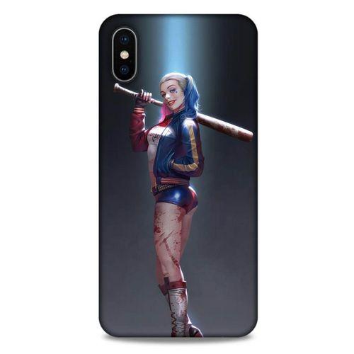Apple iPhone XS Max Uyumlu Kılıf Harley Quinn (14) Lansman Kılıf Antrasit